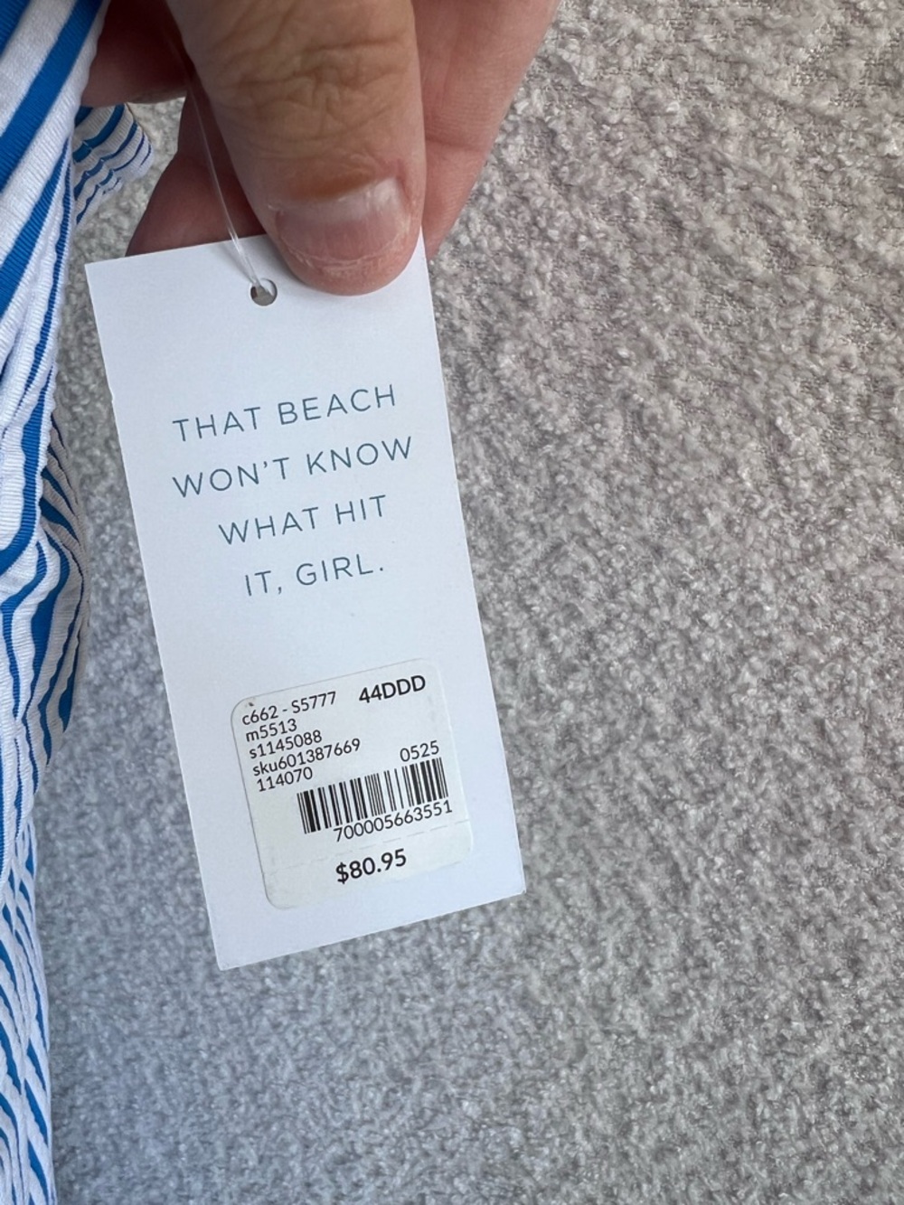 Cacique Lane Bryant NWT Women’s Plus Size Swim Balconette Tankini Top Size 44DDD - Picture 7 of 14